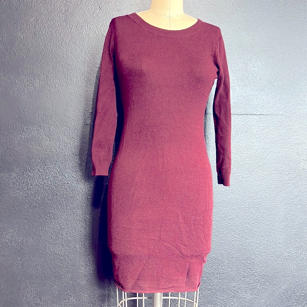 NWT Jack by BB Dakota sweater dress in Plum size Small